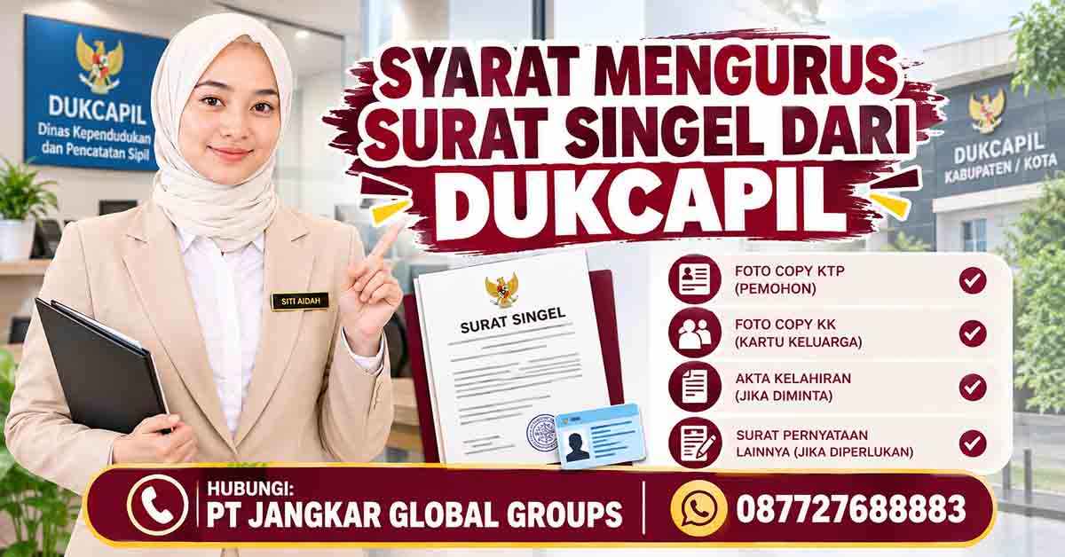 Syarat Mengurus Surat Singel dari Dukcapil