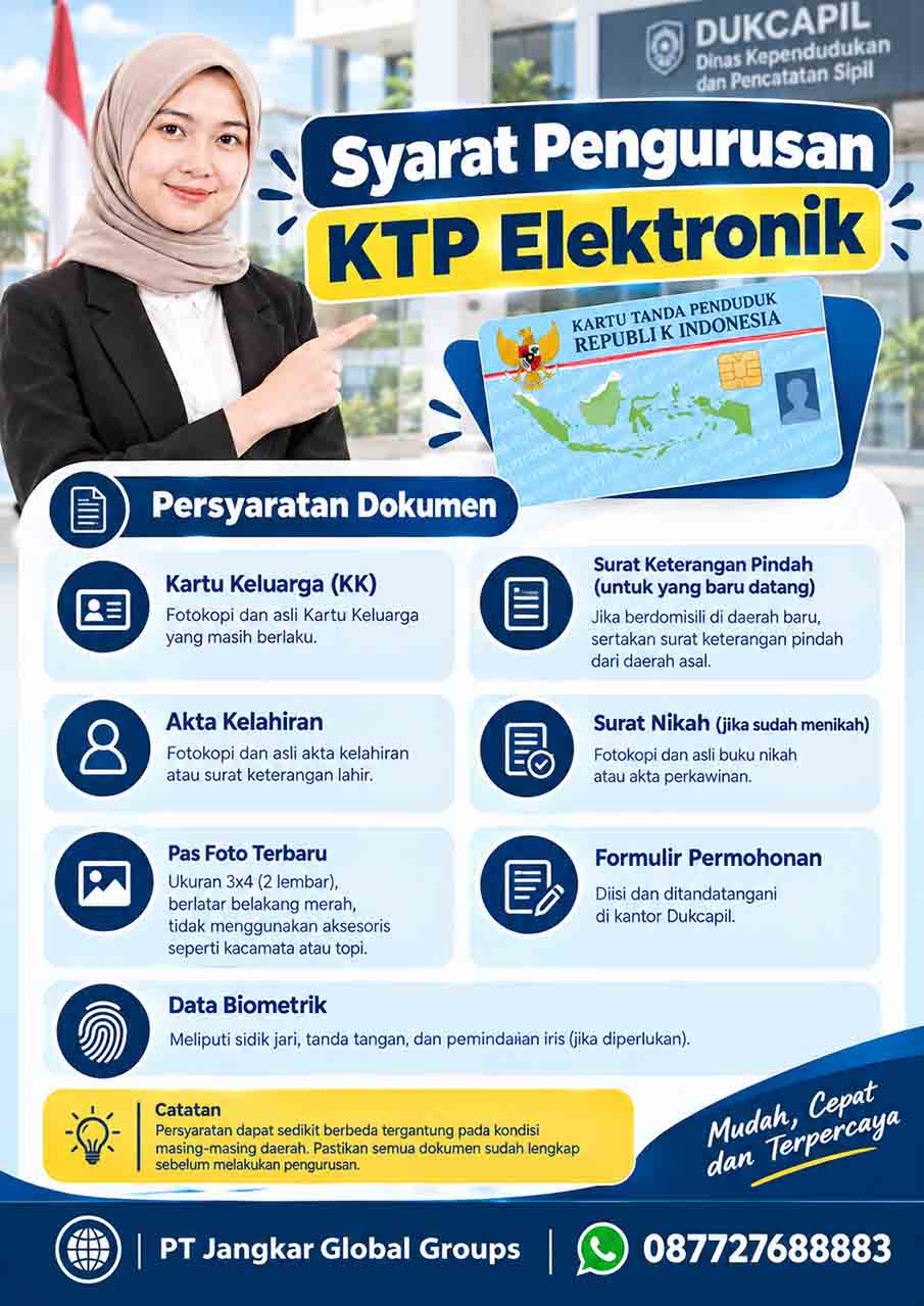 Syarat Pengurusan KTP Elektronik