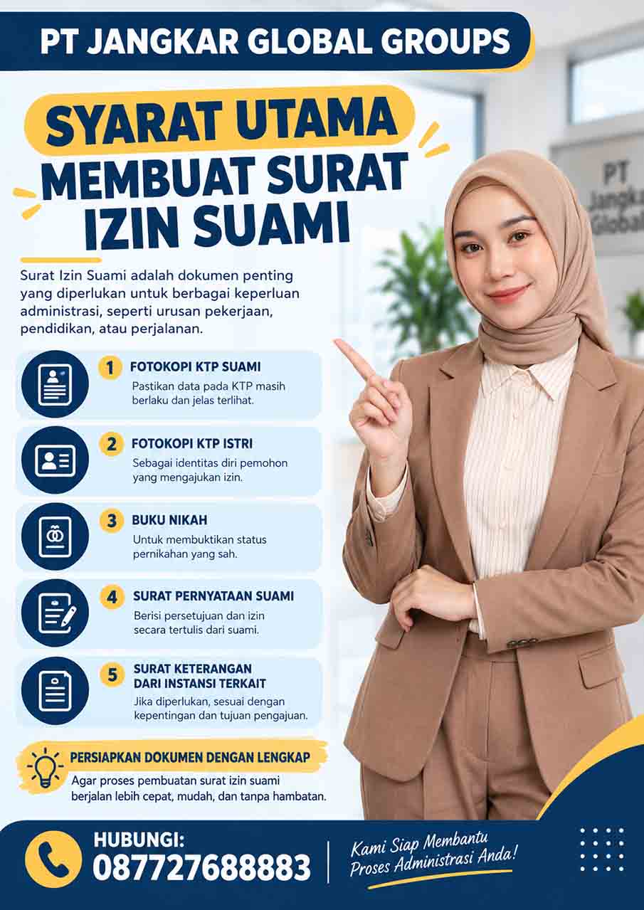 Syarat Utama Membuat Surat Izin Suami
