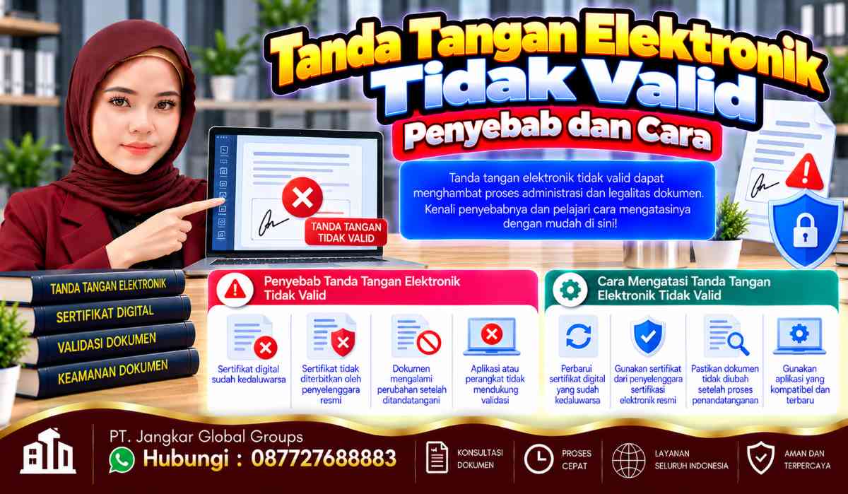 Tanda Tangan Elektronik Tidak