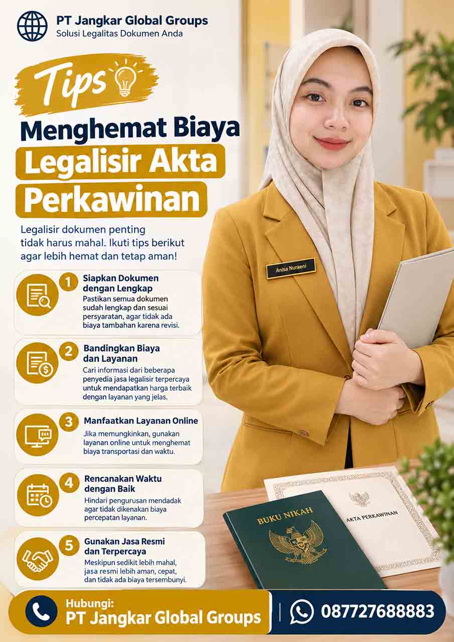 Tips Menghemat Biaya Legalisir Akta Perkawinan Tips Menghemat Biaya Legalisir Akta Perkawinan
