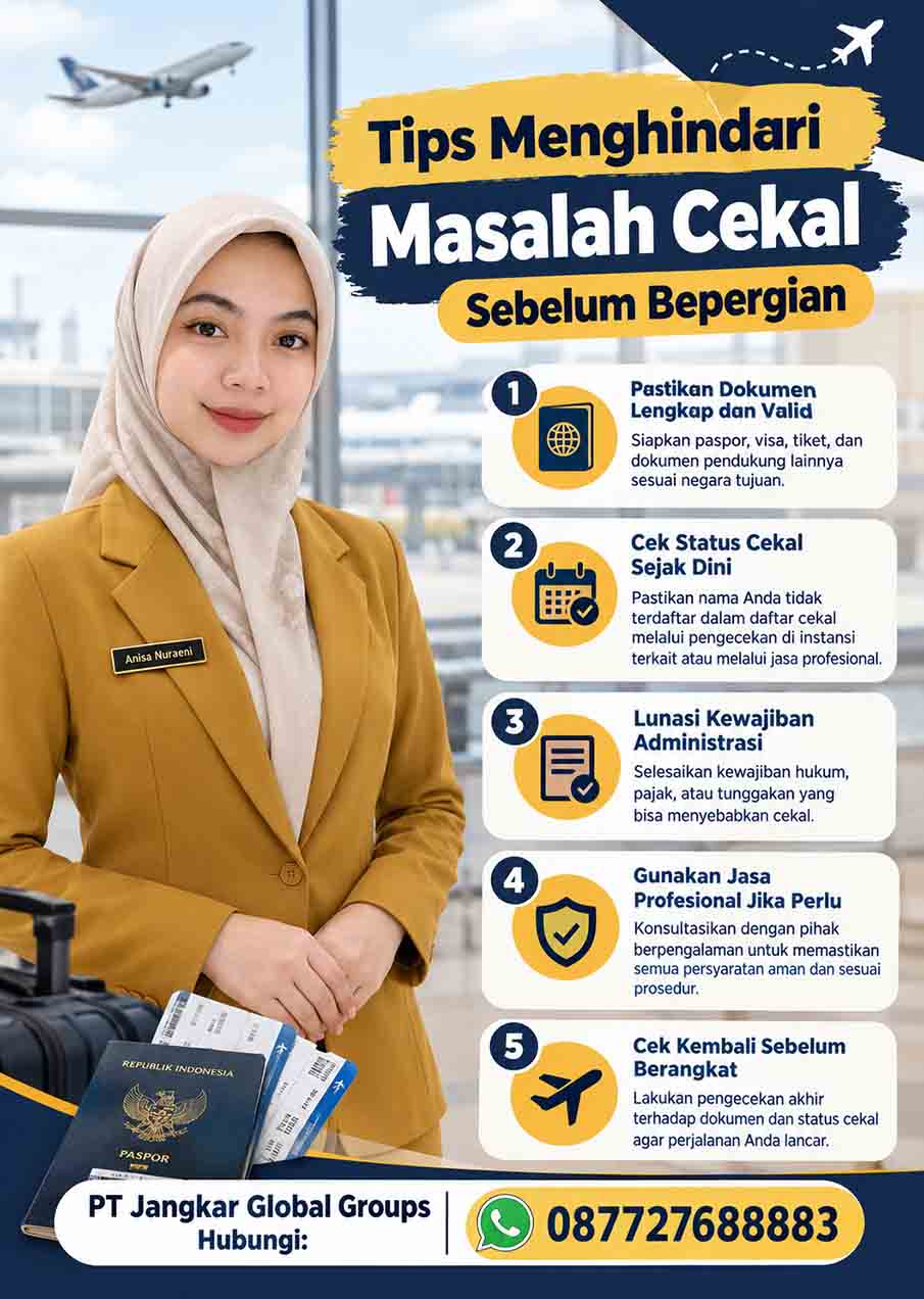 Tips Menghindari Masalah Cekal Sebelum Bepergian Tips Menghindari Masalah Cekal Sebelum Bepergian