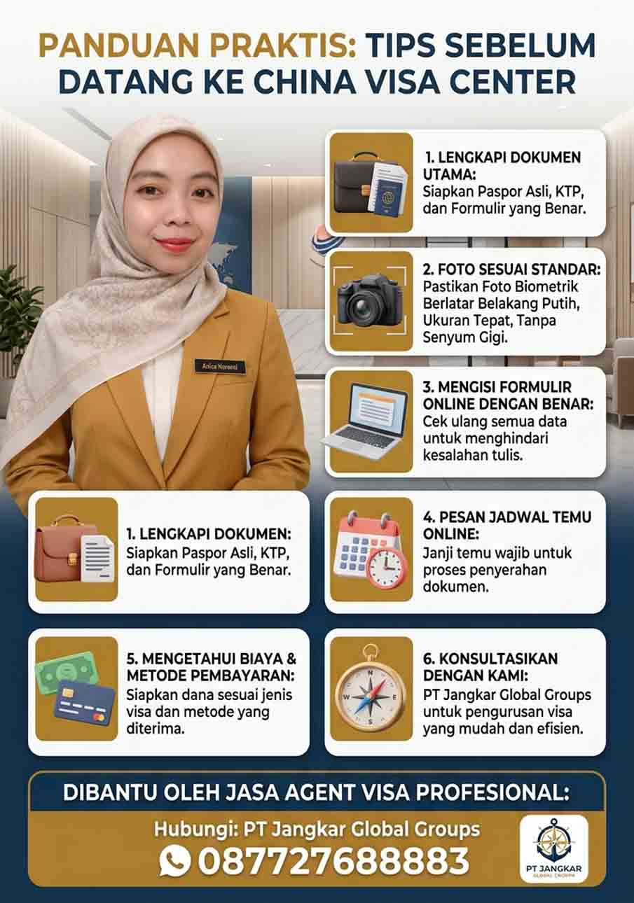 Tips Sebelum Datang ke China Visa Center Tips Sebelum Datang ke China Visa Center