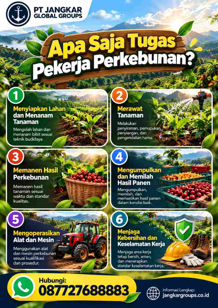 Tugas Pekerja Perkebunan