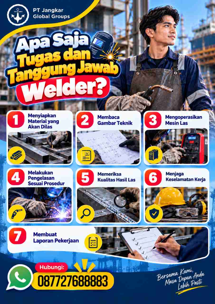 Tugas dan Tanggung Jawab Welder