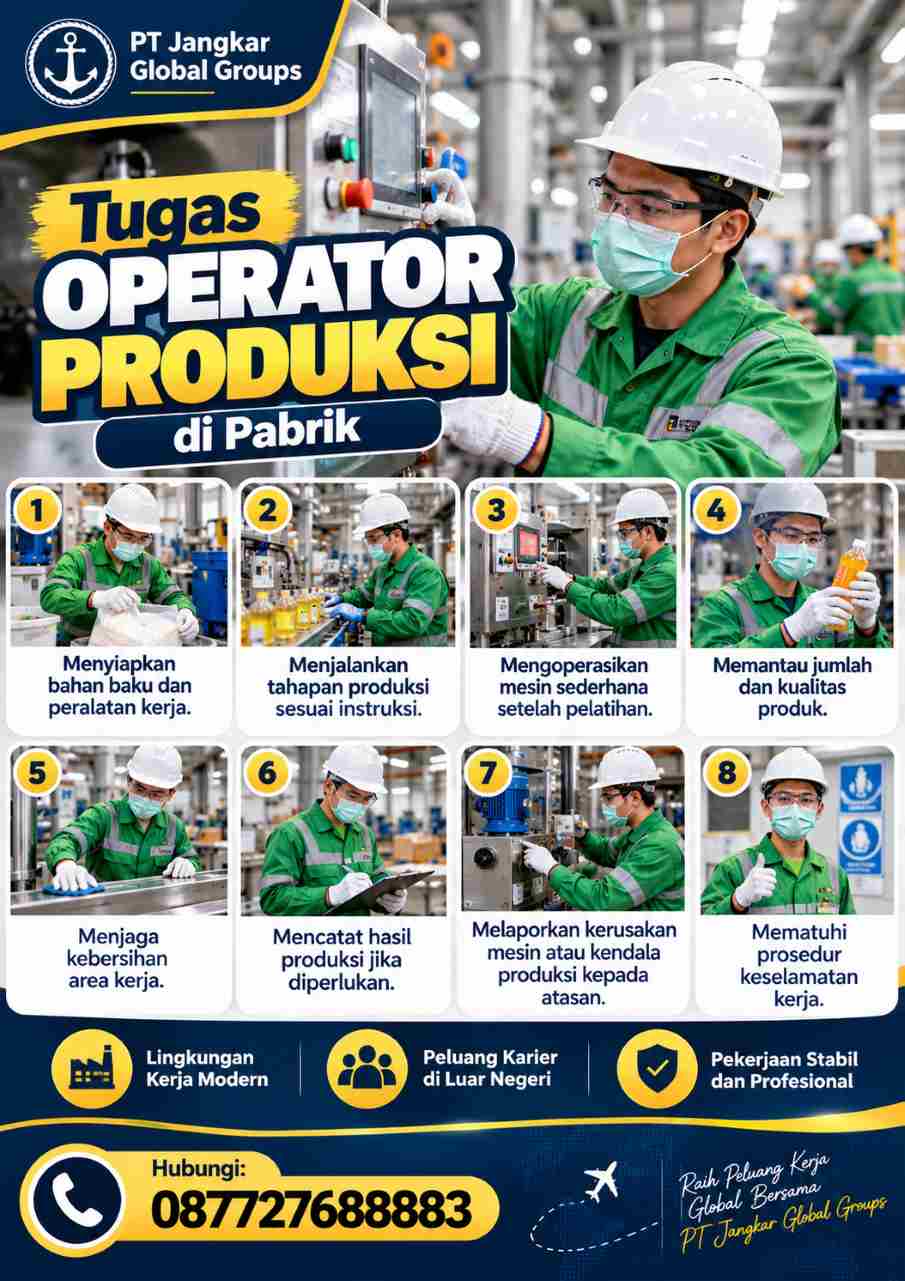 Tugas operator produksi