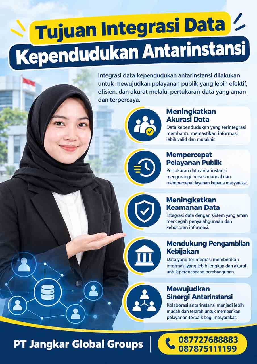 Tujuan Integrasi Data Kependudukan Antarinstansi