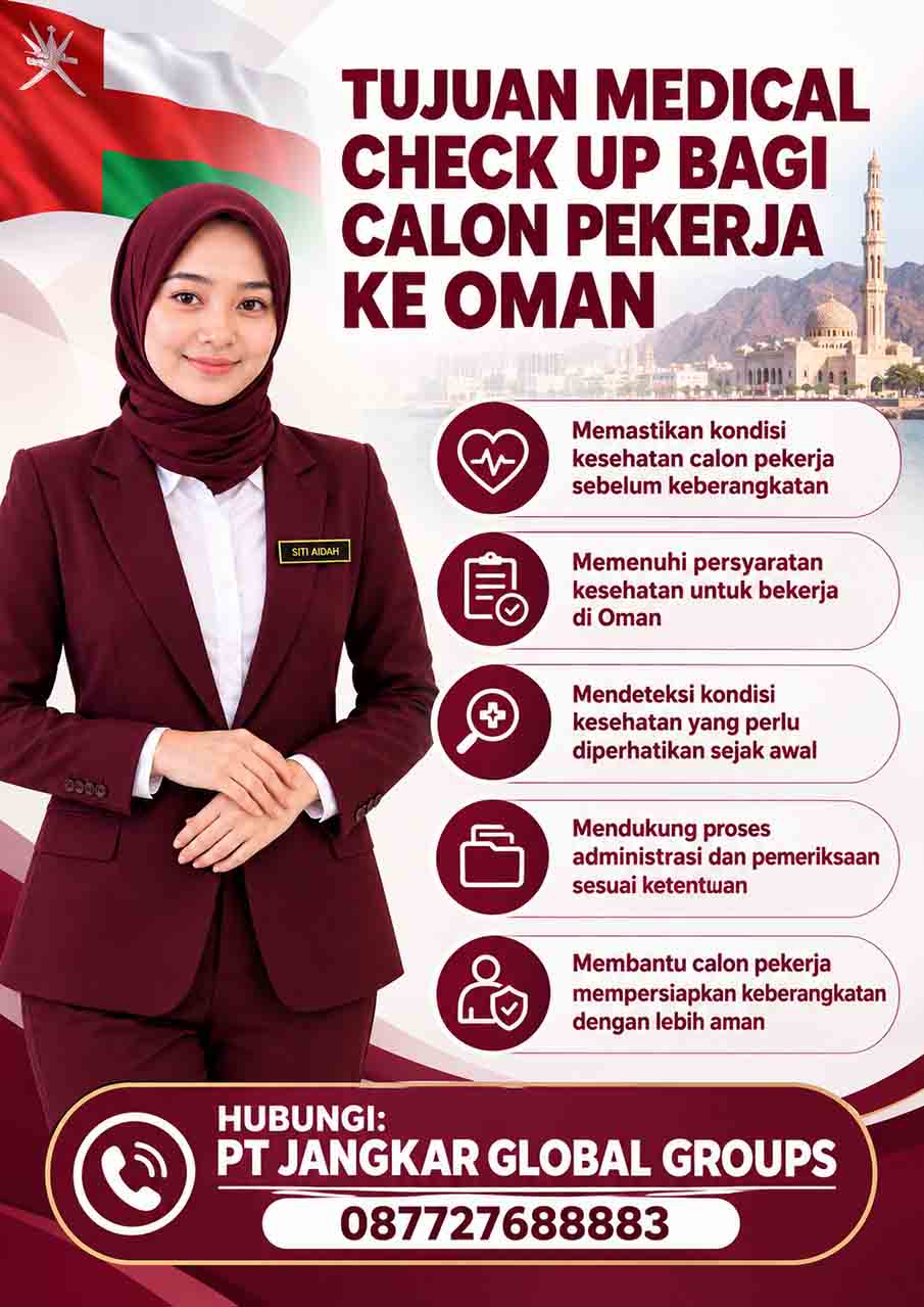 Tujuan Medical Check Up bagi Calon Pekerja ke Oman