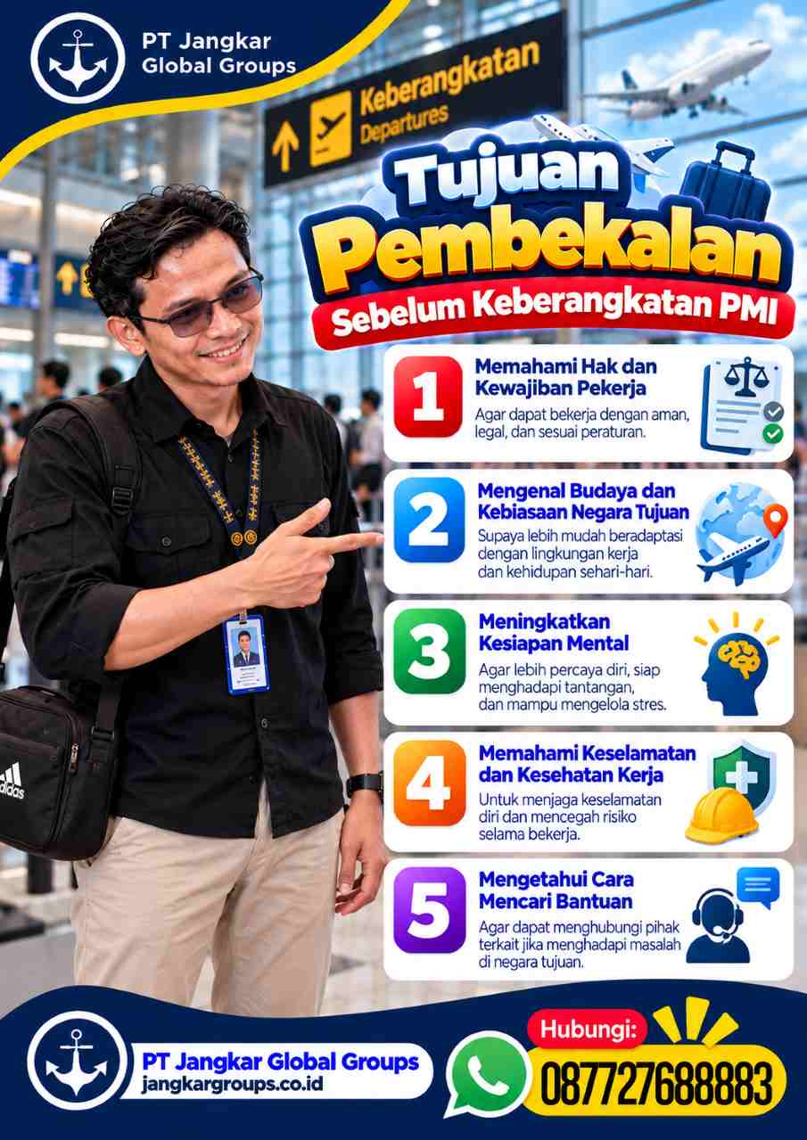 Tujuan Pembekalan Sebelum Keberangkatan PMI