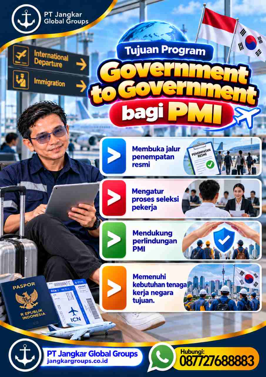 Tujuan Program Government to Government bagi PMI