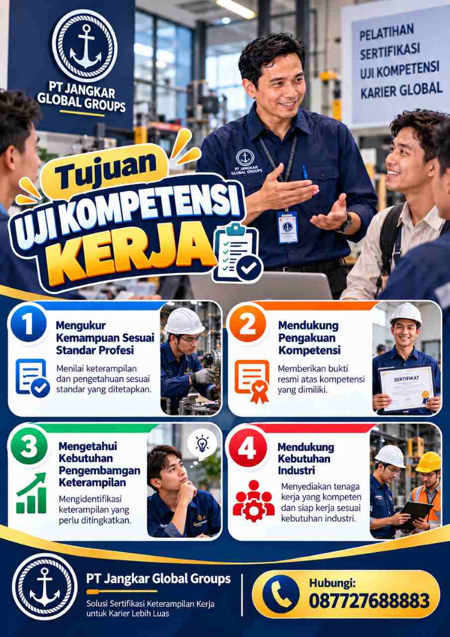 Tujuan Uji Kompetensi Kerja