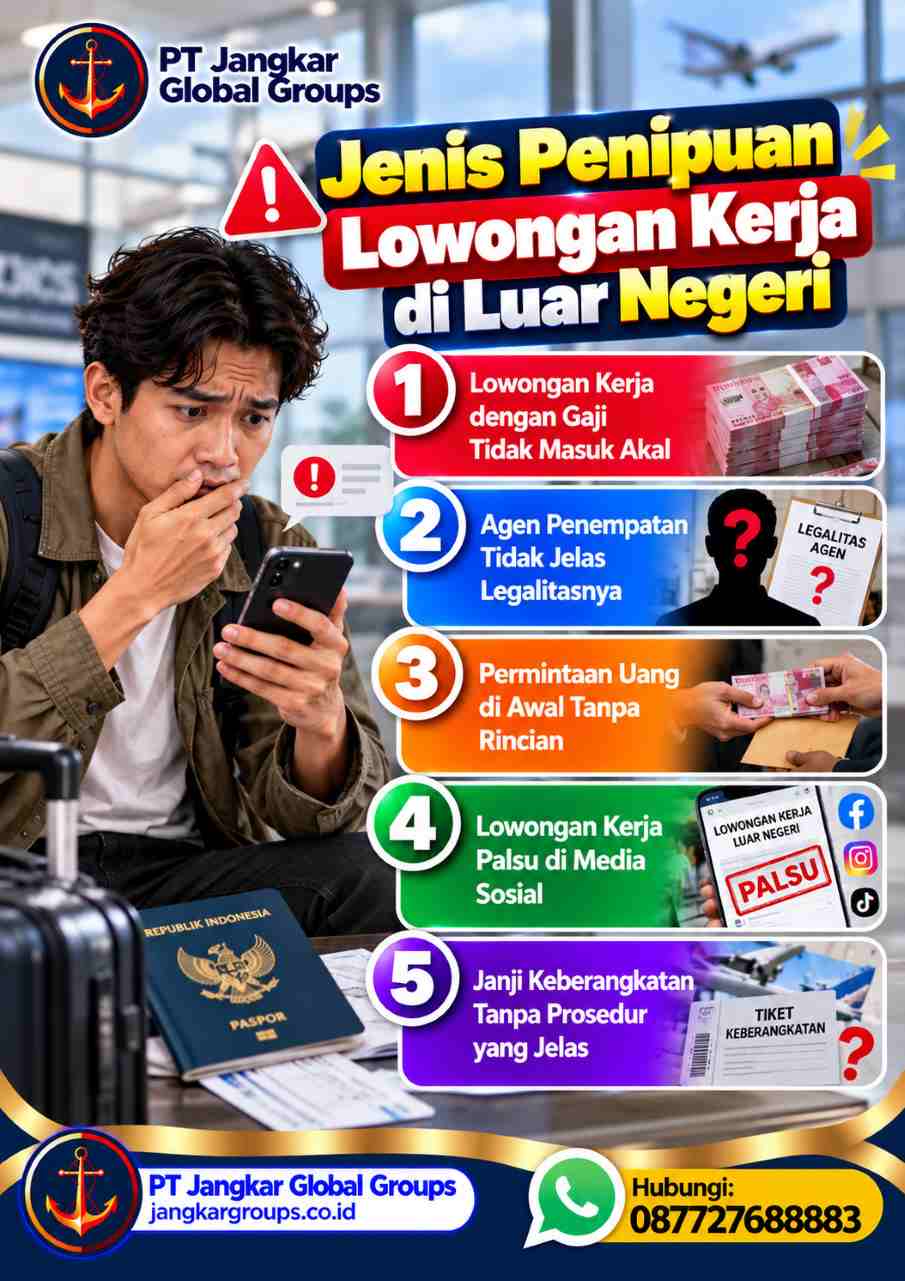 Waspada Penipuan Lowongan Kerja Luar Negeri