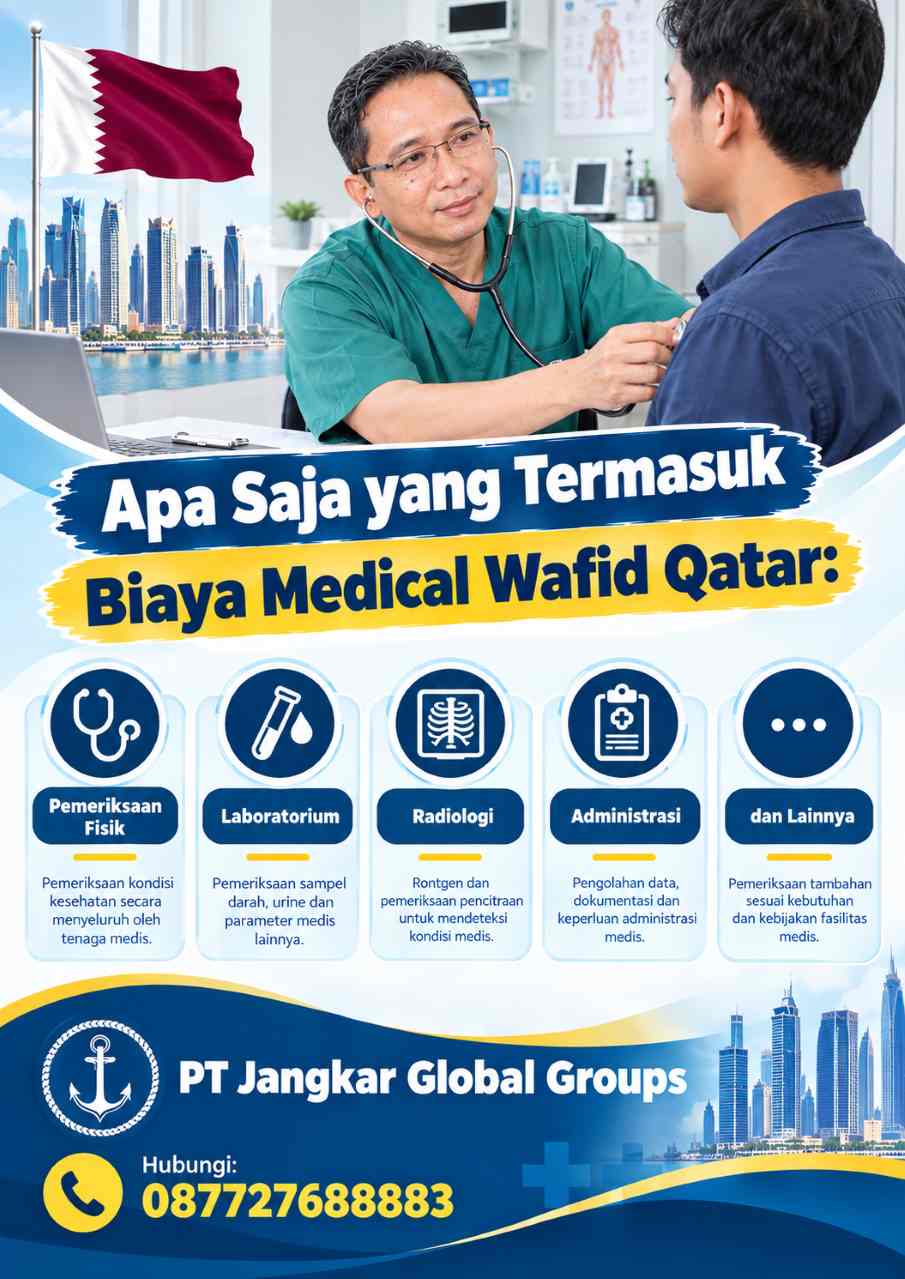 Yang termasuk Biaya Medical Wafid Qatar